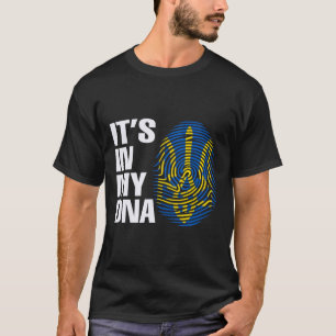 T-shirt Ukraine Drapeau ukrainien Armoiries Ukraine ADN
