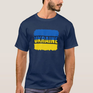 T-shirt Ukraine Drapeau ukrainien cadeau