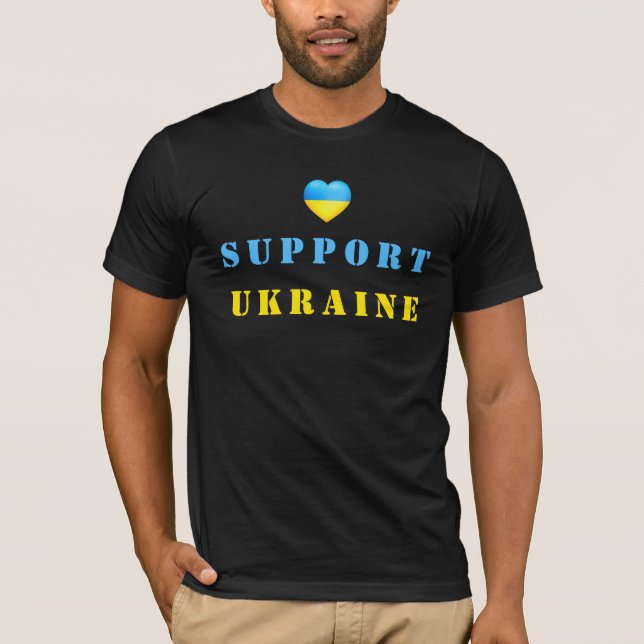 T-shirt Ukraine drapeau ukrainien - Liberté (Devant)
