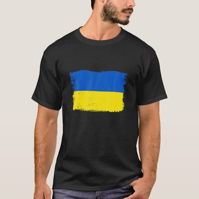 T-shirt Ukraine Drapeau ukrainien Ukraine (Devant)