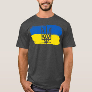 T-shirt Ukraine drapeau ukrainien Ukrainiens Cadeau Premiu
