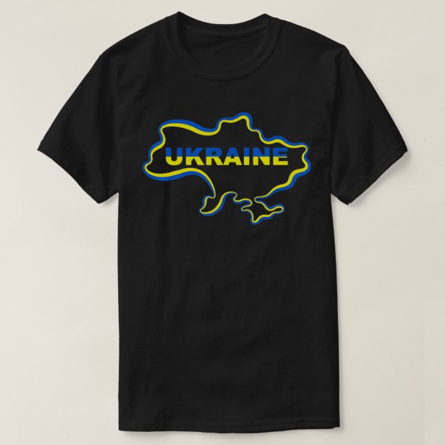 T-shirt Ukraine Drapeau Ukrainiens Cadeau Ukrainien1 (Design devant)