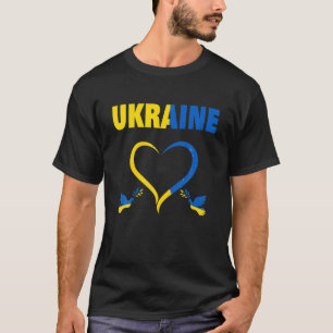 T-shirt Ukraine Drapeau Vintage Ukraine Drapeau ukrainien