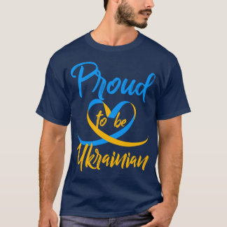T-shirt Ukraine Fier d'être Ukrainien