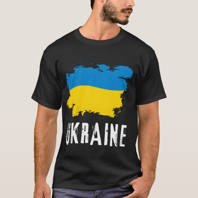 T-shirt Ukraine Flag Ukrainian Support Pride gift (Devant)