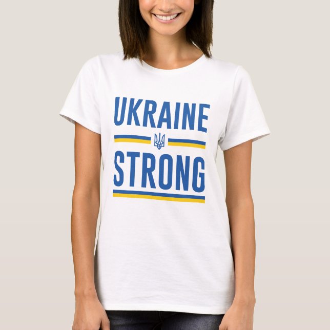 T-shirt Ukraine forte (Devant)