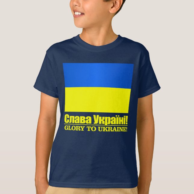 T-shirt Ukraine (Gloire à l'Ukraine) (Devant)