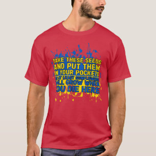 T-shirt Ukraine Graines de tournesol Un ukrainien