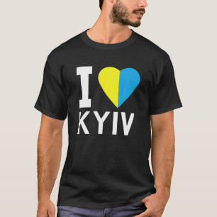 T-shirt Ukraine Kiev Soutenez Et Tenez Le Drapeau Ukrainie
