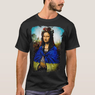 T-shirt Ukraine Mona Lisa Ukrayina Ukraine mignonne Graphi