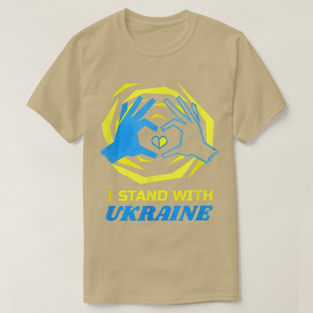 T-shirt Ukraine Pavillon ukrainien Volodymyr Zelenskyy Ukr (Design devant)