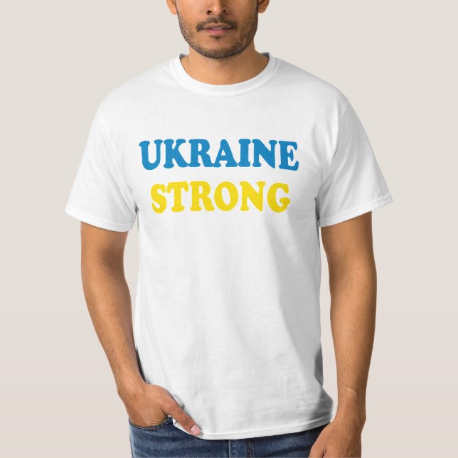 T-shirt Ukraine Strong (Devant)