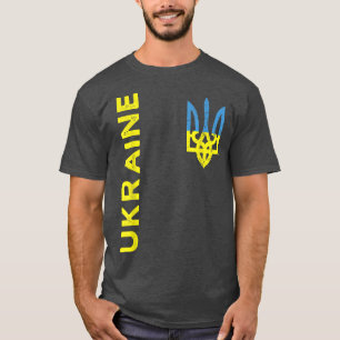 T-shirt Ukraine Trident Armoiries Emblème drapeau ukrainie