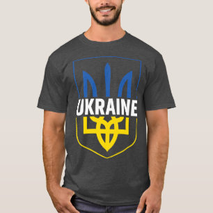 T-shirt Ukraine Trident T Pride Armoiries ukrainiennes Ess