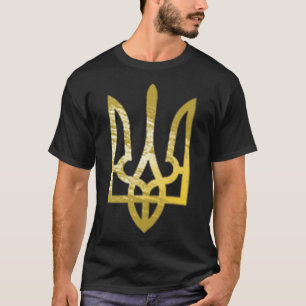 T-shirt Ukraine Trident Tryzub Zelensky Militaire Olive Gr