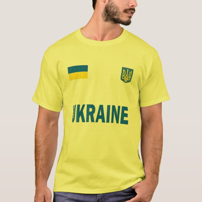 T-shirt Ukraine Ukrainian Flag Men Women Kids Ukraine (Devant)