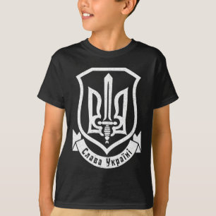 T-shirt Ukraine Ukrainien Kiev Trysub Drapeau 7