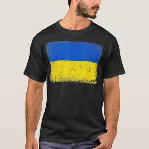 T-shirt Ukraine vintage Cadeaux de la fierté du drapeau uk