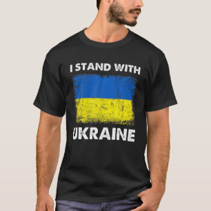 T-shirt Ukraine vintage Fierté du drapeau ukrainien Je me 