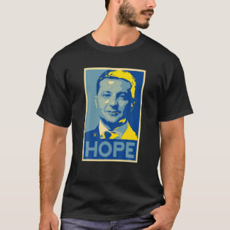 T-shirt Ukraine Volodymyr Zelensky avec drapeau Ukraine