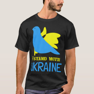 T-shirt Ukrainian Support Ukrainian Flag I Stand With Ukra