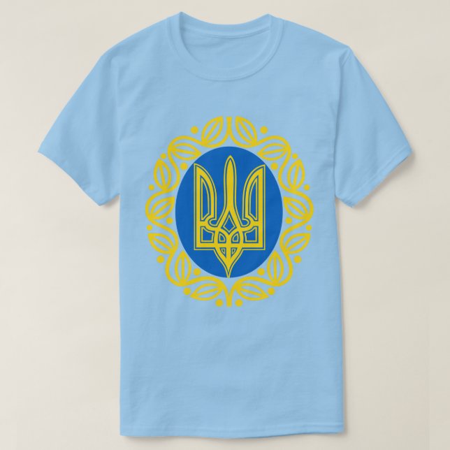 T-shirt ukrainien armoiries (Design devant)