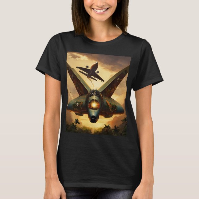 T-shirt Ukrainienne moderne tatouage militaire Dessin de t (Devant)