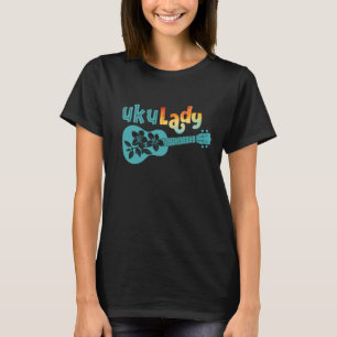 T-shirt UkuLady Amusant Colorful Ukulele Pun Hawaii Uke