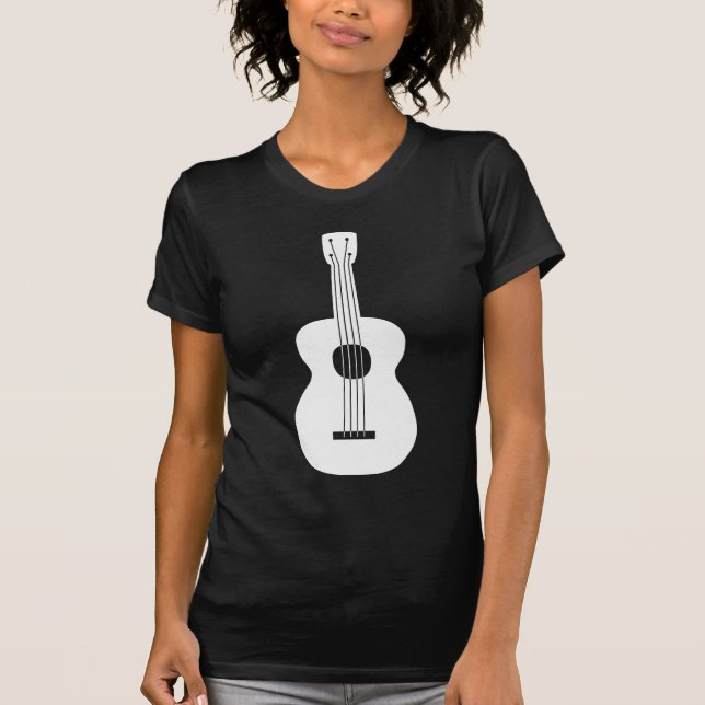 T-shirt Ukulele - Blanc (Devant)