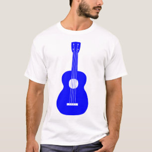 T-shirt Ukulele - Bleu