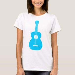 T-shirt Ukulele - Ciel bleu