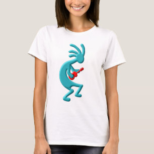 T-shirt Ukulélé de Natif américain de Kokopelli