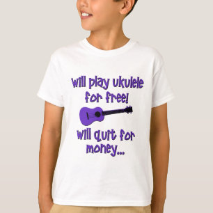 T-shirt Ukulélé drôle