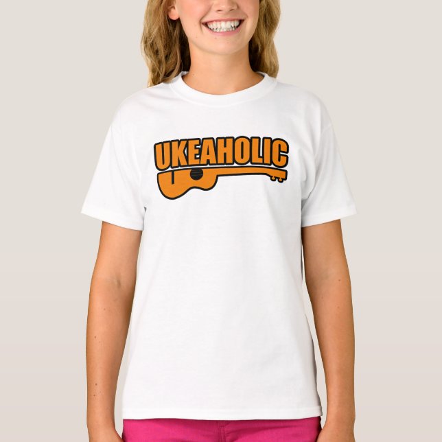 T-shirt Ukulele Drôle  (Devant)