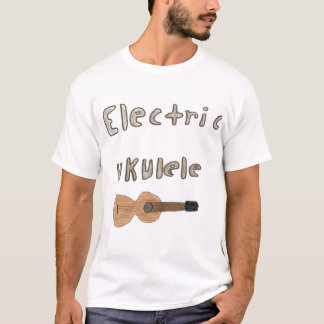 T-shirt ukulélé électrique