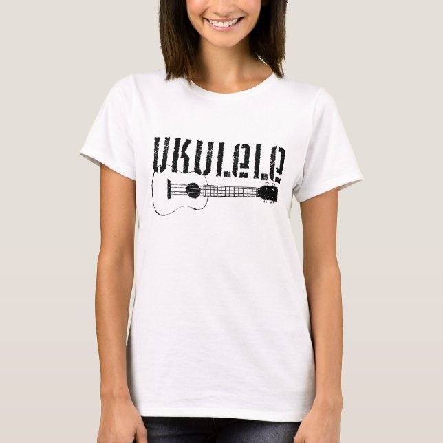T-shirt Ukulélé fraîche (Devant)
