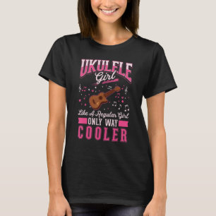 T-shirt Ukulele Girl Ukulele Joueur Uke Ukulelist