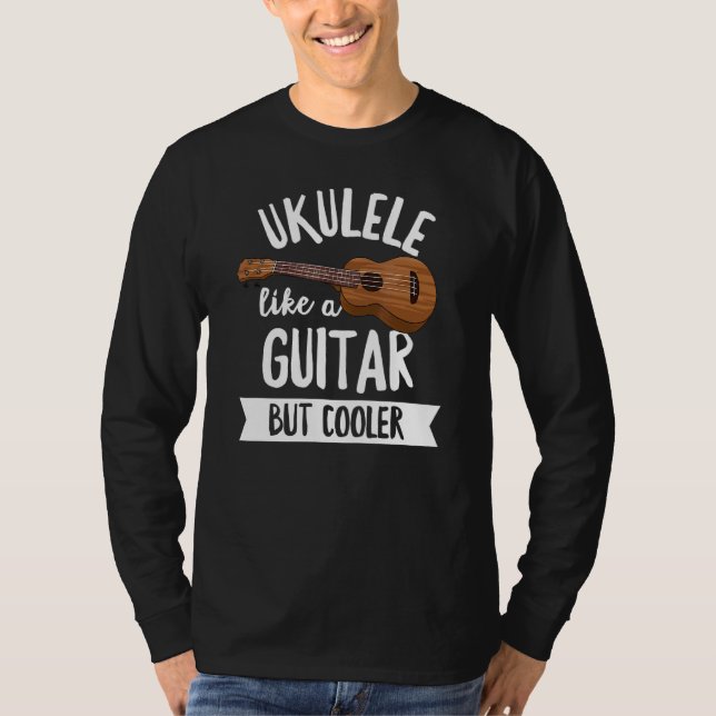 T-shirt Ukulele Hawaïen Pour Un Ukulele (Devant)
