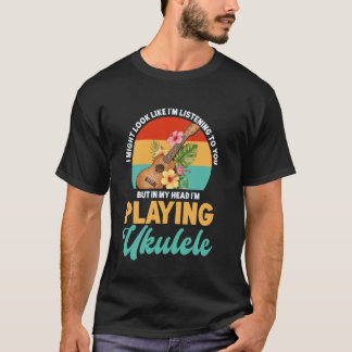 T-shirt Ukulele Hawaïen Uke Je Pourrais Ressembler à Quelq