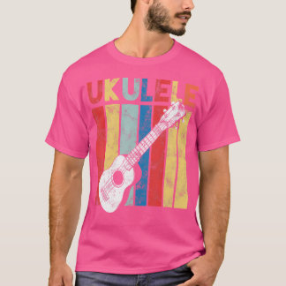 T-shirt Ukulele Hawaiian Hawaii Musicien de rétro Uke