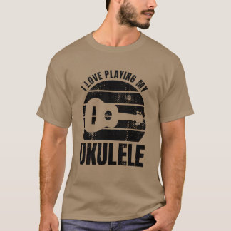 T-shirt Ukulele Player Quote family