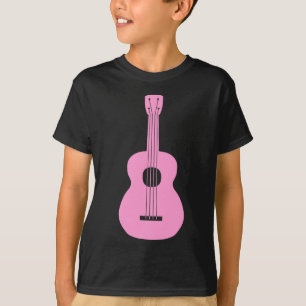 T-shirt Ukulele - rose