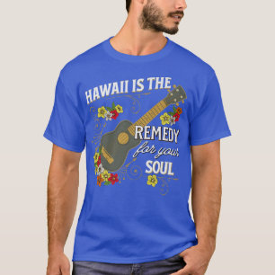 T-shirt Ukulele Soul Ukulele Joueur Hawaii Ukulele Song Mu