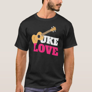 T-shirt Ukulele Uke Love I Guitare Music Love Instrument M