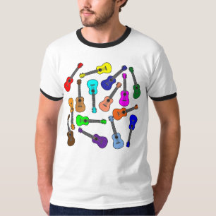 T-shirt Ukuleles Colorés