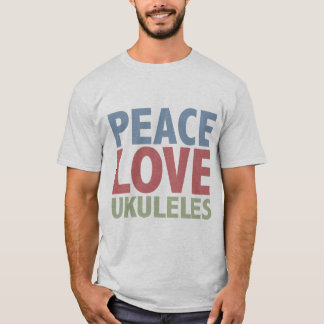 T-shirt Ukulélés d'amour de paix