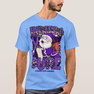 T-shirt Ulcerative Colite Sensibilisation léopard de Noël