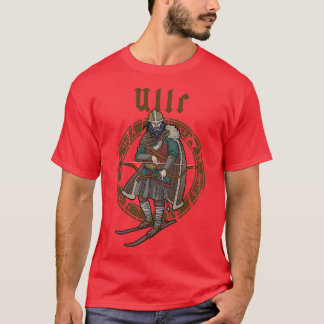 T-shirt Ullr Dons Dieu De Tir À L'Arc Norse Chasse Viking
