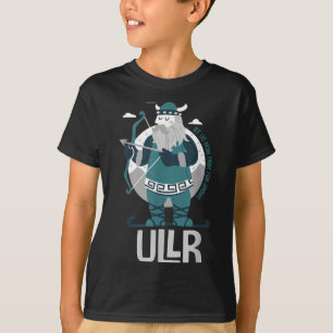 T-shirt Ullr Norse Dieu De La Neige Patron Saint Des Skieu
