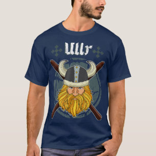 T-shirt Ullr Ski Hommes Sports D'Hiver Ski Viking